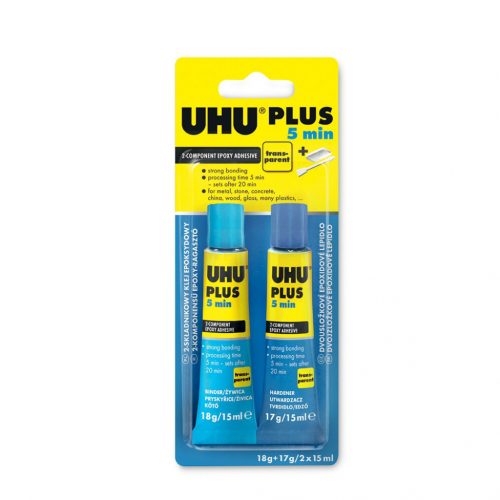 UHU Special Plus 5 Perces Epoxy Ragasztó, 2X15ml B2