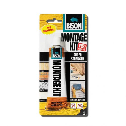 BISON Montage Kit Szuper Erős Tömítő Ragasztó, 125g