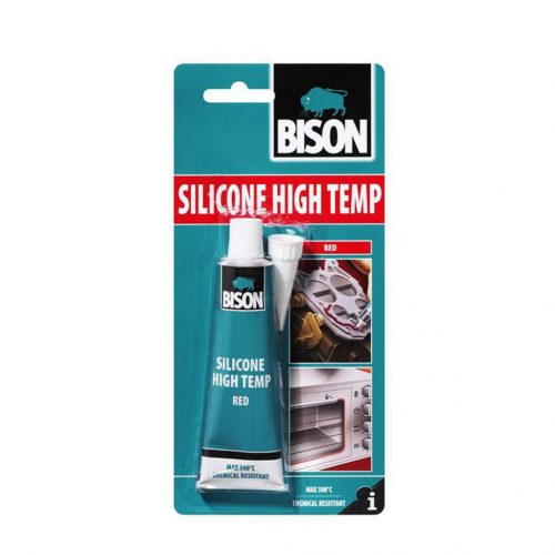 BISON Hőálló Szilikon Ragasztó, 60ml