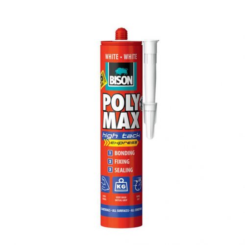 BISON Poly Max Univerzális Tömítő, SM Polymer Ragasztó, 425g