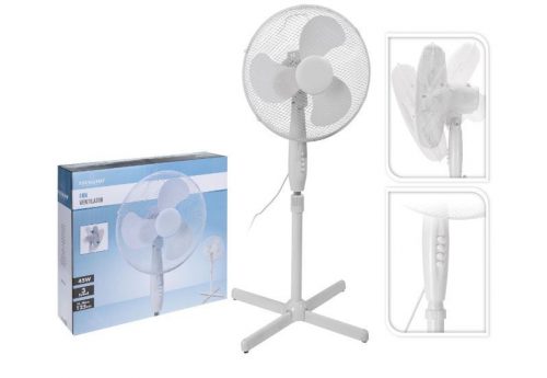 Álló ventilátor fehér színben (45W-os)