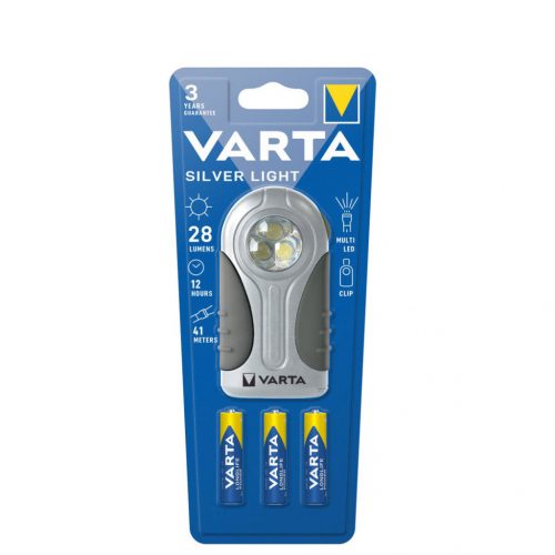 VARTA Elemlámpa Silver Light (+3AAA) (28 lumen)