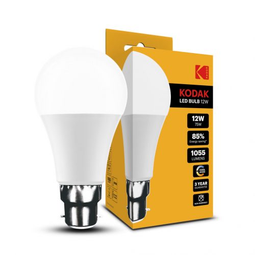 KODAK Max LED Izzó Globe A60 12W B22 270° 4000K (1055 lumen)