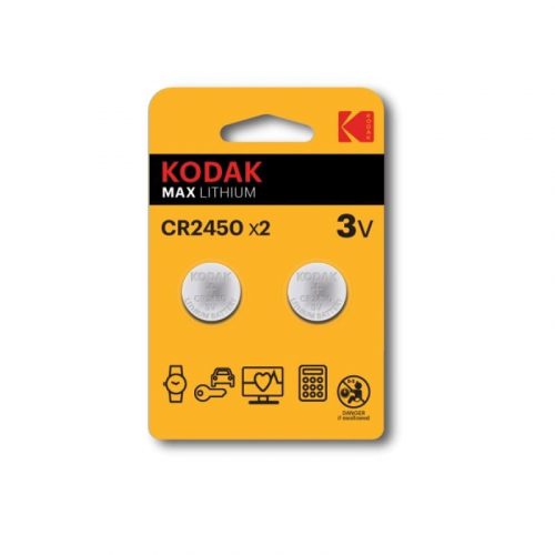 Kodak Ultra Lithium Gombelem CR2450 (3V) B2