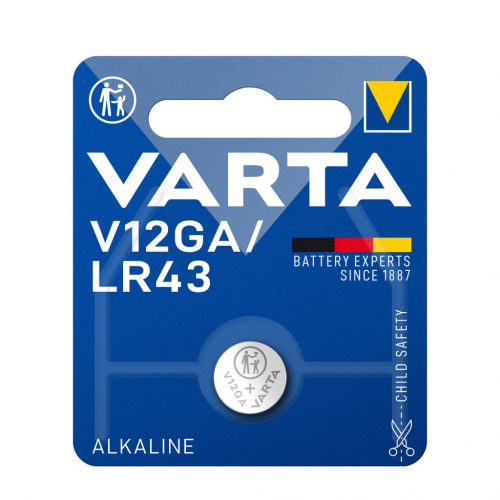 Varta Gombelem Alkáli V12GA / AG12 / LR43 (1,5V) B1