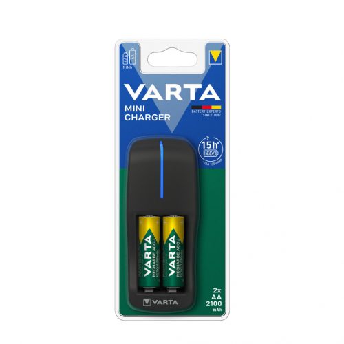 VARTA Akkutöltő Mini + 2x2100mAh AA (AA/AAA) 900min