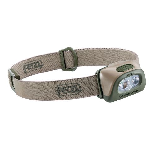 Petzl Fejlámpa TACTIKKA Plus RGB (+3AAA) (350 lumen) Desert