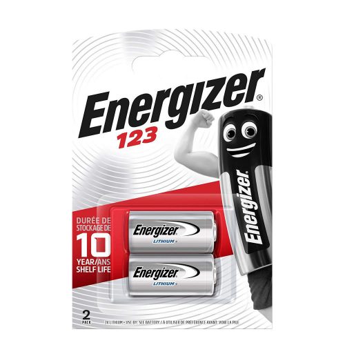 Energizer Lithium Fotó Elem CR123 3V B2