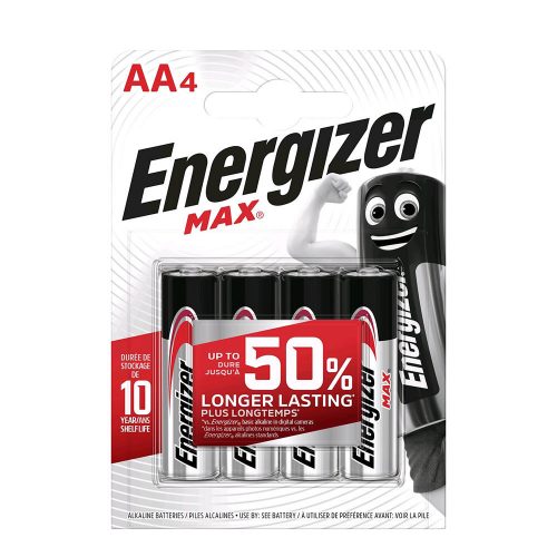 Energizer Max Alkáli Ceruza Elem AA B4