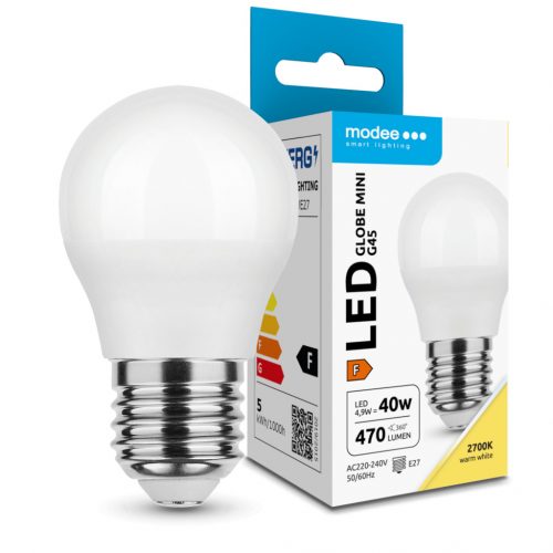 Modee Lighting LED Izzó Globe Mini G45 4,9W E27 200° 2700K (470 lumen) ERP