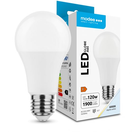 Modee Lighting LED Izzó Globe A65 18,5W E27 200° 6000K (1900 lumen) ERP