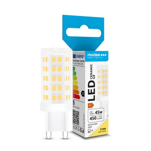 Modee Lighting LED Izzó G9 Ceramic 4,3W 2700K (450 lumen) ERP