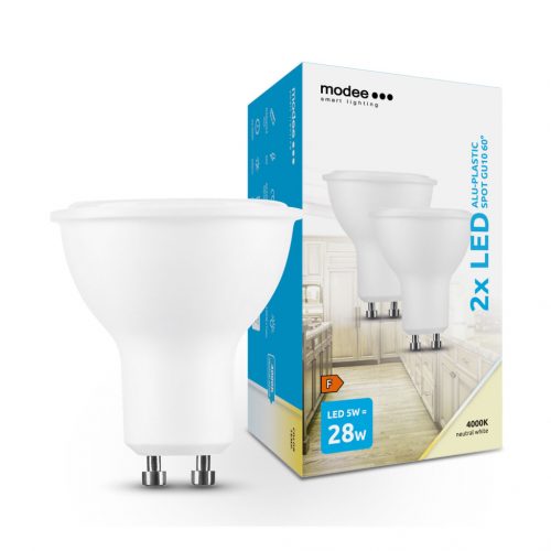 Modee Lighting LED Izzó Spot Alu-Plastic 5W GU10 60° 4000K (300 lumen) B2