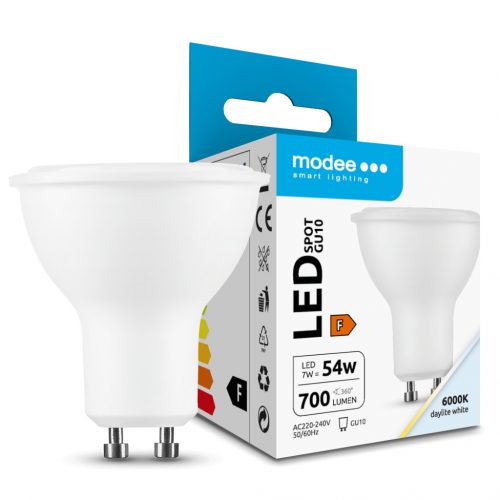 Modee Lighting LED Izzó Spot Alu-Plastic 7W GU10 110° 6000K (700 lumen) ERP