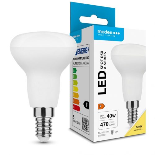 Modee Lighting LED Izzó Spot R50 4,9W E14 110° 2700K (470 lumen) A-series ERP