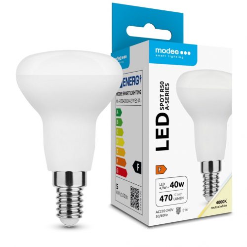 Modee Lighting LED Izzó Spot R50 4,9W E14 110° 4000K (470 lumen) A-series ERP