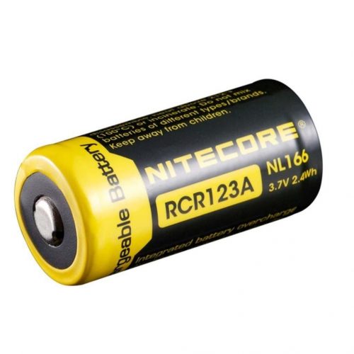 Nitecore Kellék Akkumulátor 16340 RCR123 NL166 650mAh 3,7V B1