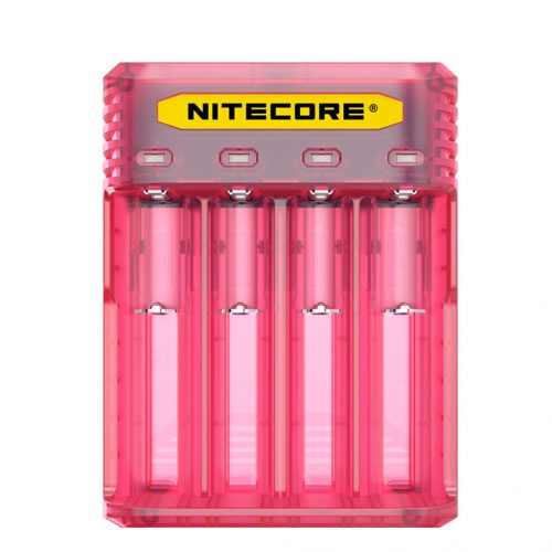 Nitecore Kellék Akkumulátor Gyorstöltő Q4 - Pink