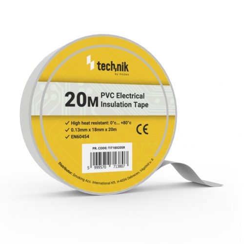 Technik - Szigetelőszalag 0,13mm x 18mm x 20m Ezüst