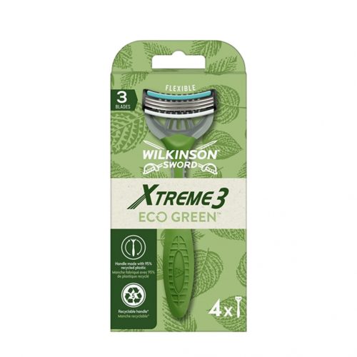 Wilkinson Xtreme 3 ECO Green 4 db-os eldobható borotva