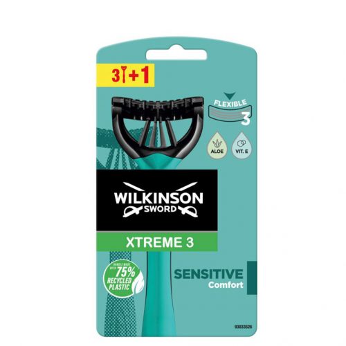 Wilkinson Xtreme 3 Sensitive Eldobható Borotva férfi B3+1